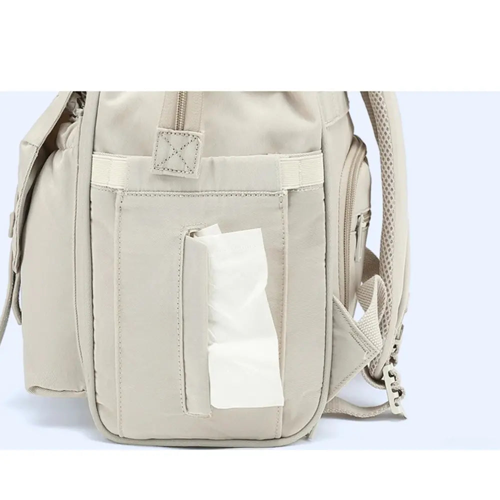 Wickeltasche Baby-Rucksack – wasserdicht & mit Kinderwagenhaken
