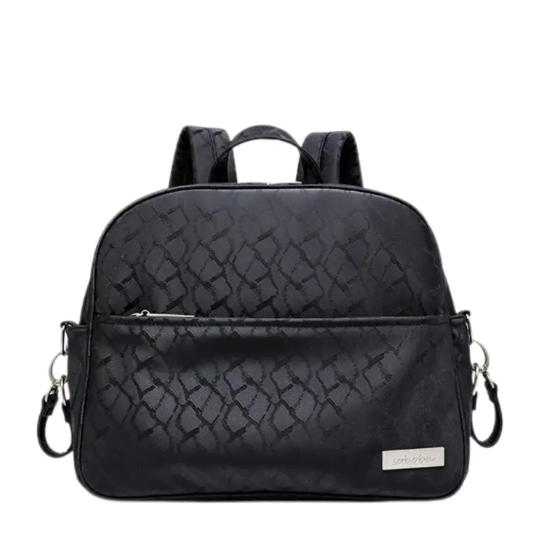 Wickeltasche Schwarz Pure – Stilvoll & Umweltfreundlich | Nuvlee