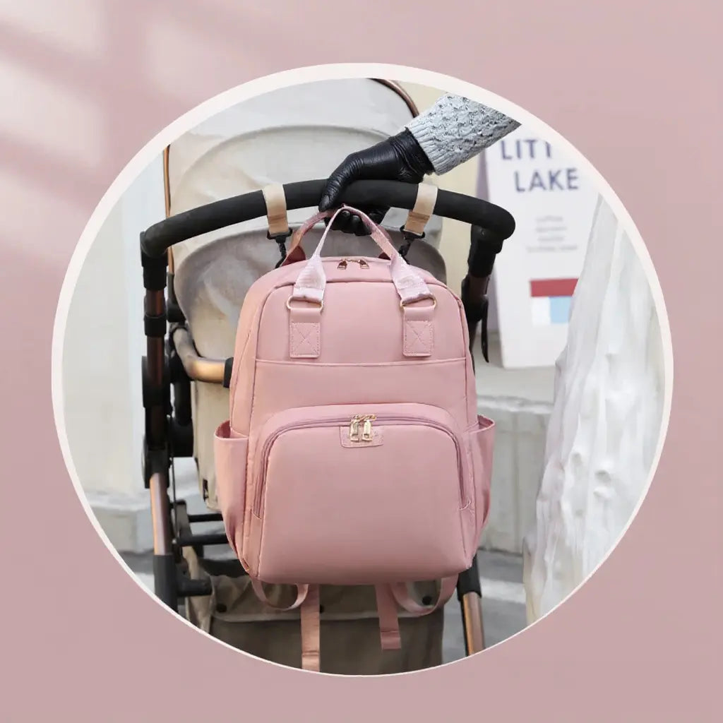 Wickeltasche Beige