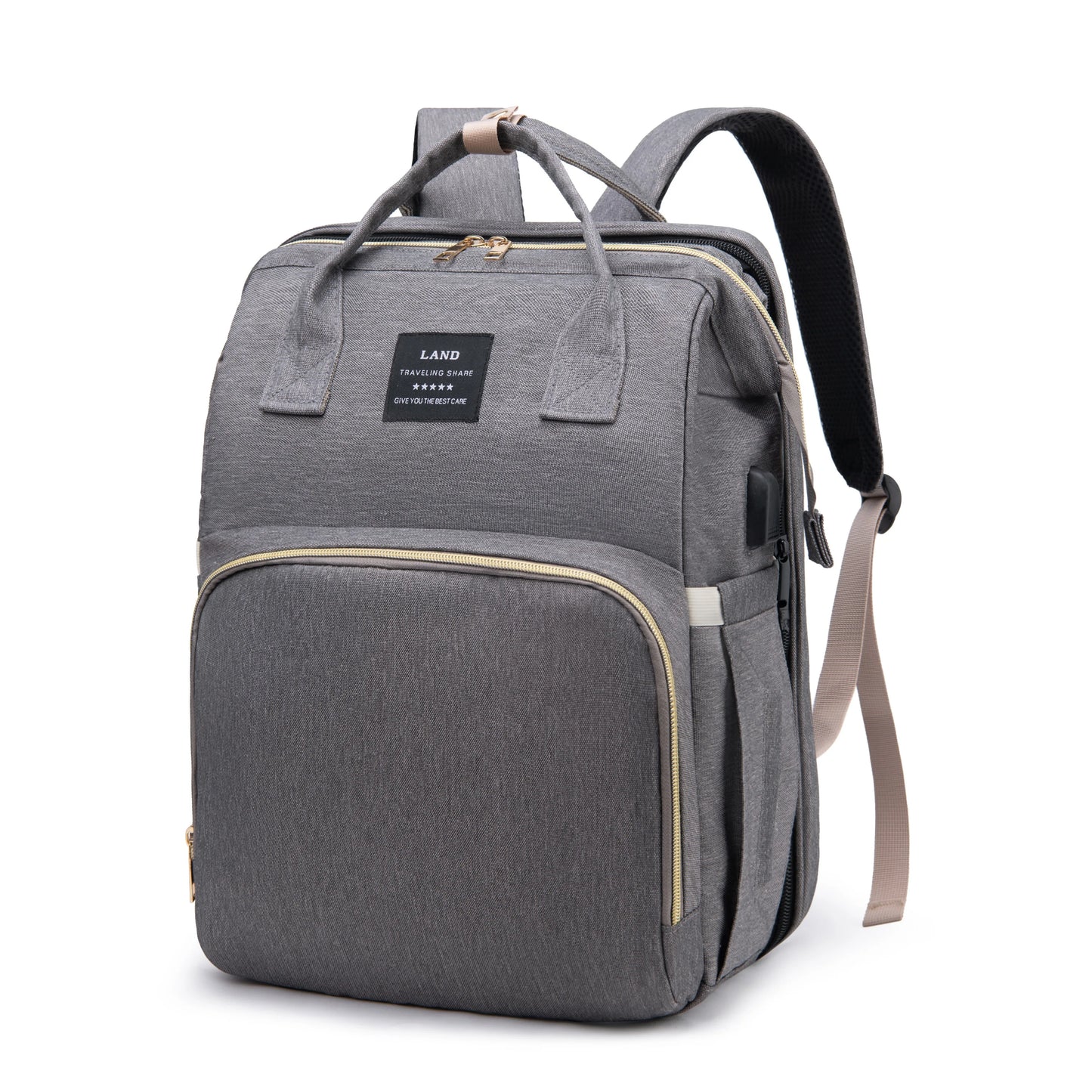 Wickelrucksack mit Babybett – Groß & Leicht | Nuvlee
