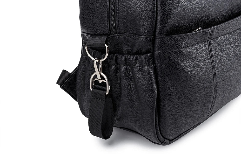 Wickeltasche Schwarz Move – Mit vielen Taschen & kompakt | Nuvlee