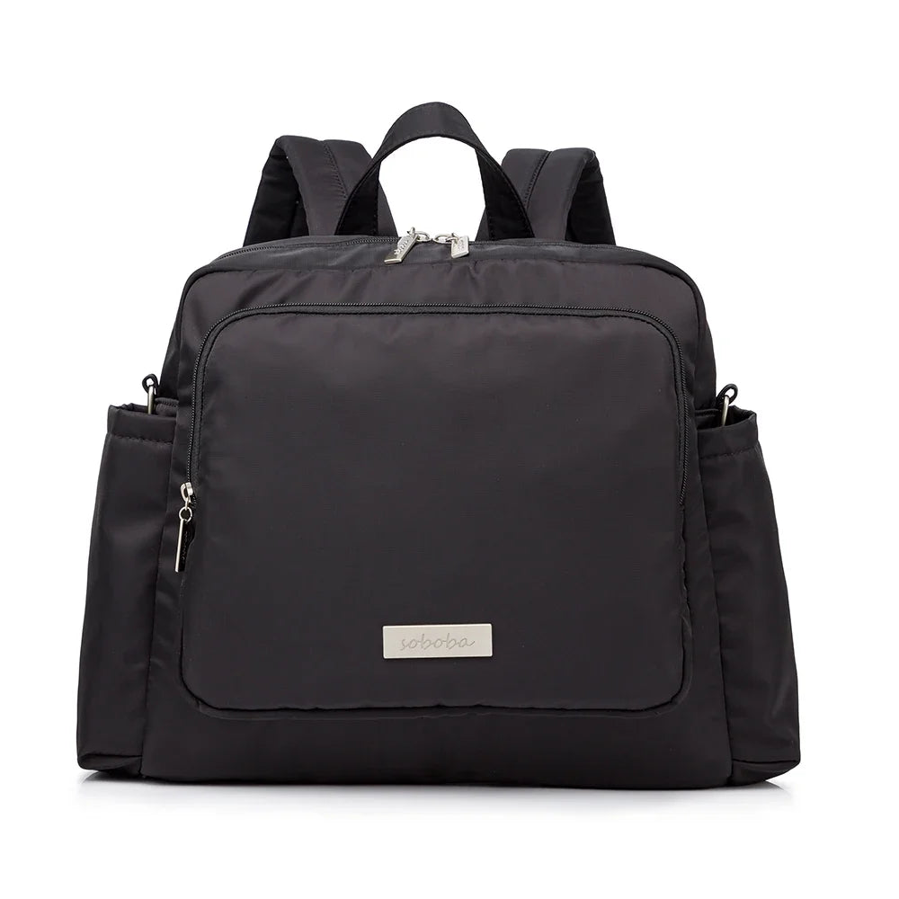 Wickeltasche Schwarz Travel – Robust & Geräumig | Nuvlee