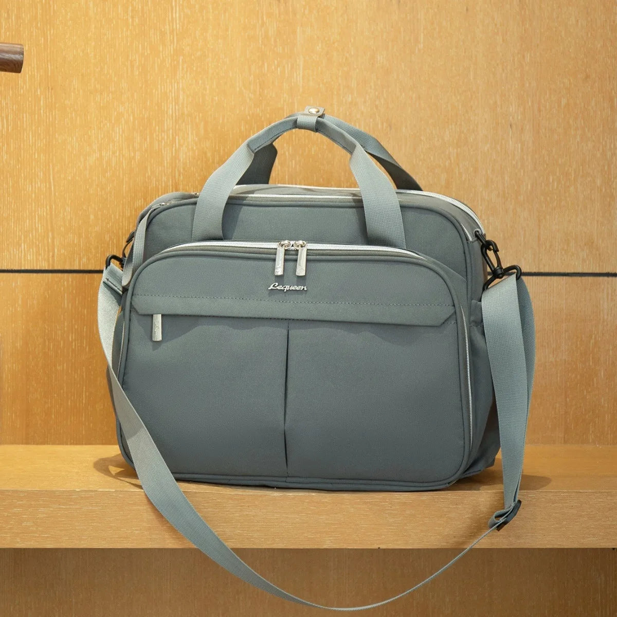 Wickeltasche Baby Urban – Grau & Praktisch | Nuvlee