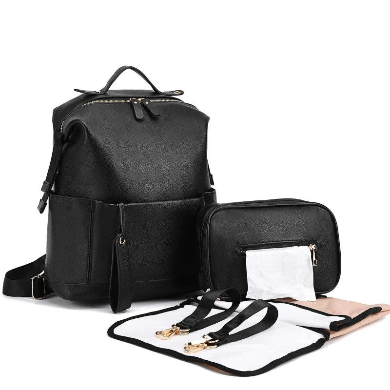 Leder-Wickeltasche | Nuvlee
