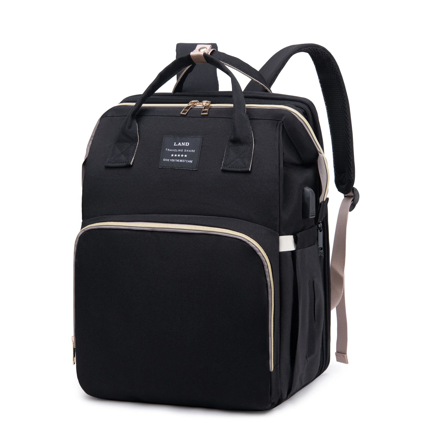 Wickelrucksack mit Babybett – Groß & Leicht | Nuvlee