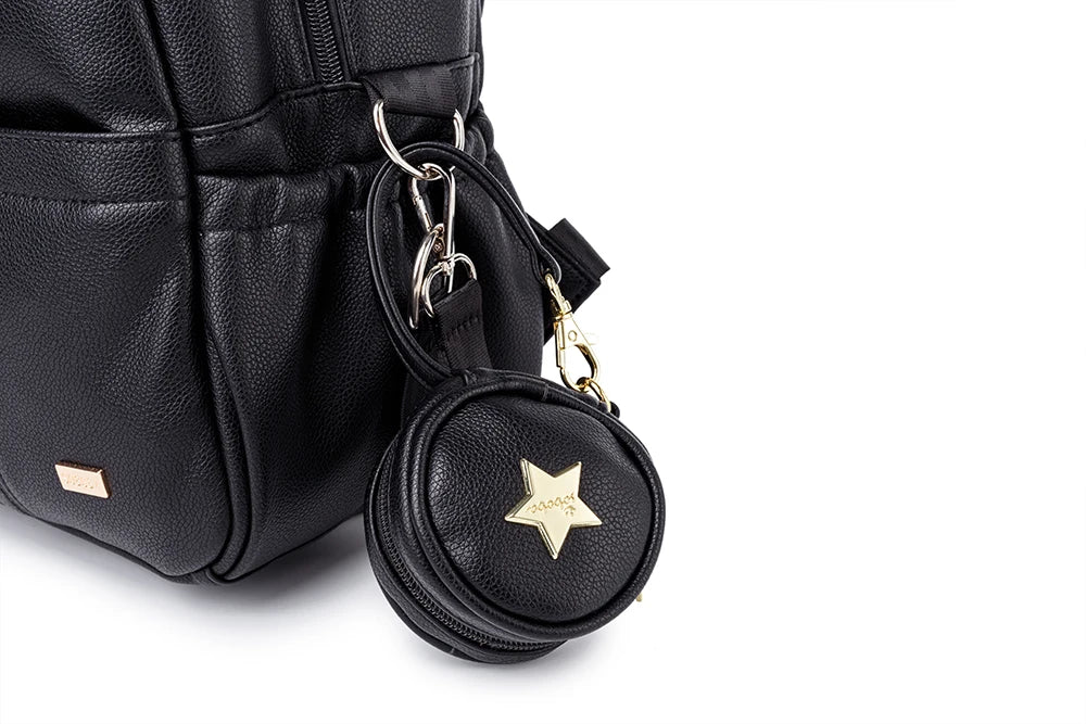 Wickeltasche Schwarz Urban – Stilvoll & Geräumig | Nuvlee