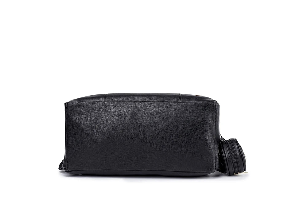 Wickeltasche Schwarz Move – Mit vielen Taschen & kompakt | Nuvlee