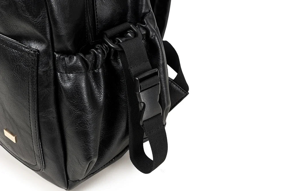Wickeltasche Schwarz Chic – Besonders Geräumig | Nuvlee