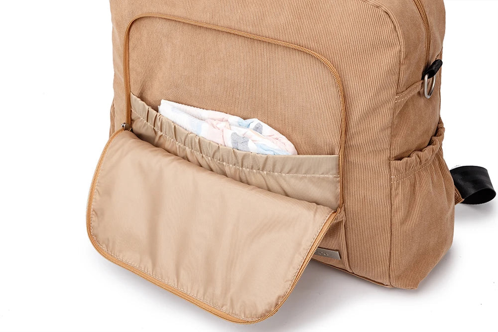 Wickeltasche Kinderwagen Cozy – Weicher Stoff & Viel Platz | Nuvlee