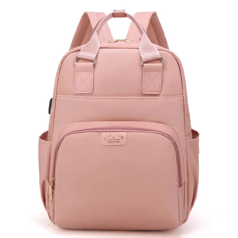 Wickeltasche Beige