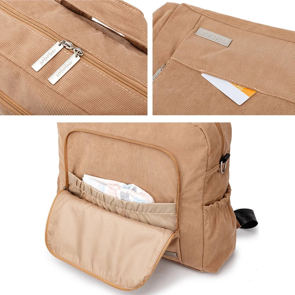 Wickeltasche Kinderwagen Cozy – Weicher Stoff & Viel Platz | Nuvlee