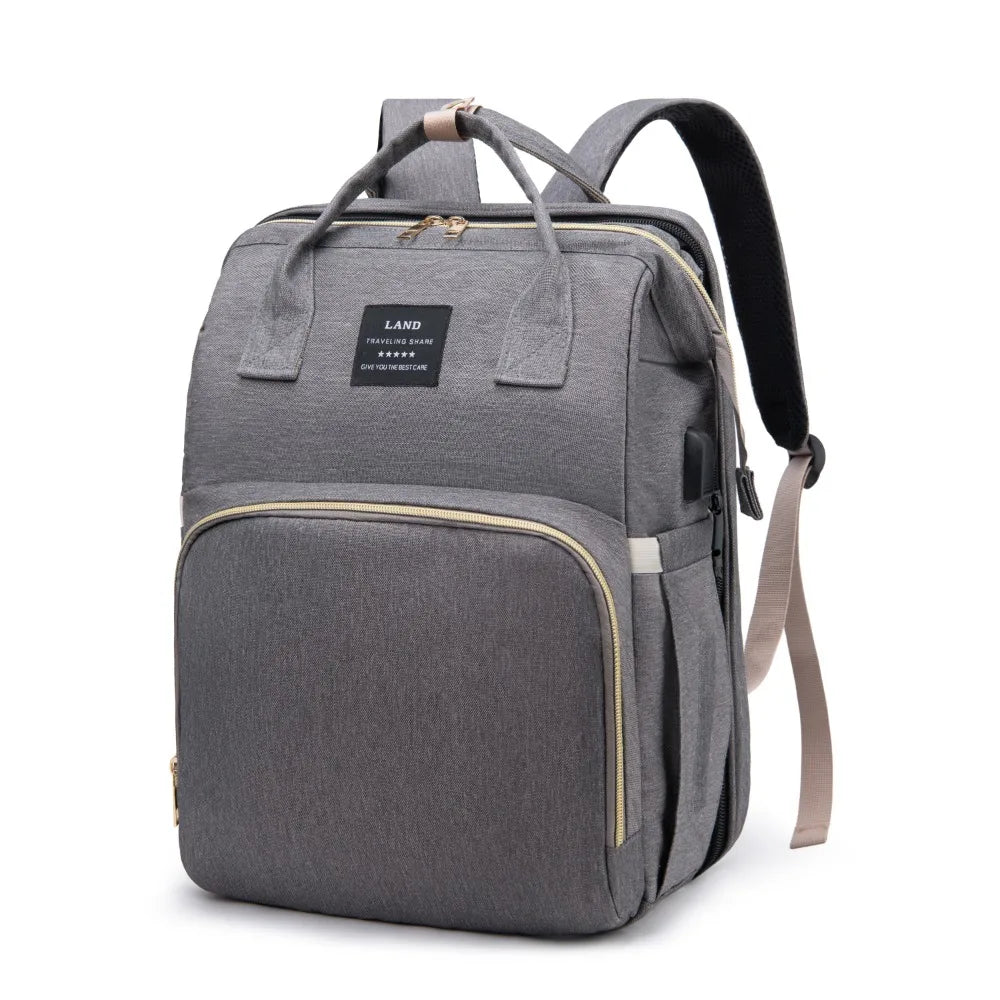 Wickelrucksack mit Babybett – Groß & Leicht | Nuvlee