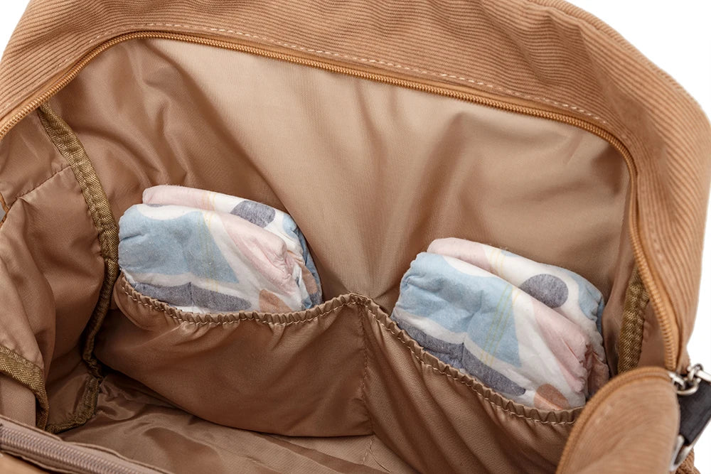 Wickeltasche Kinderwagen Cozy – Weicher Stoff & Viel Platz | Nuvlee