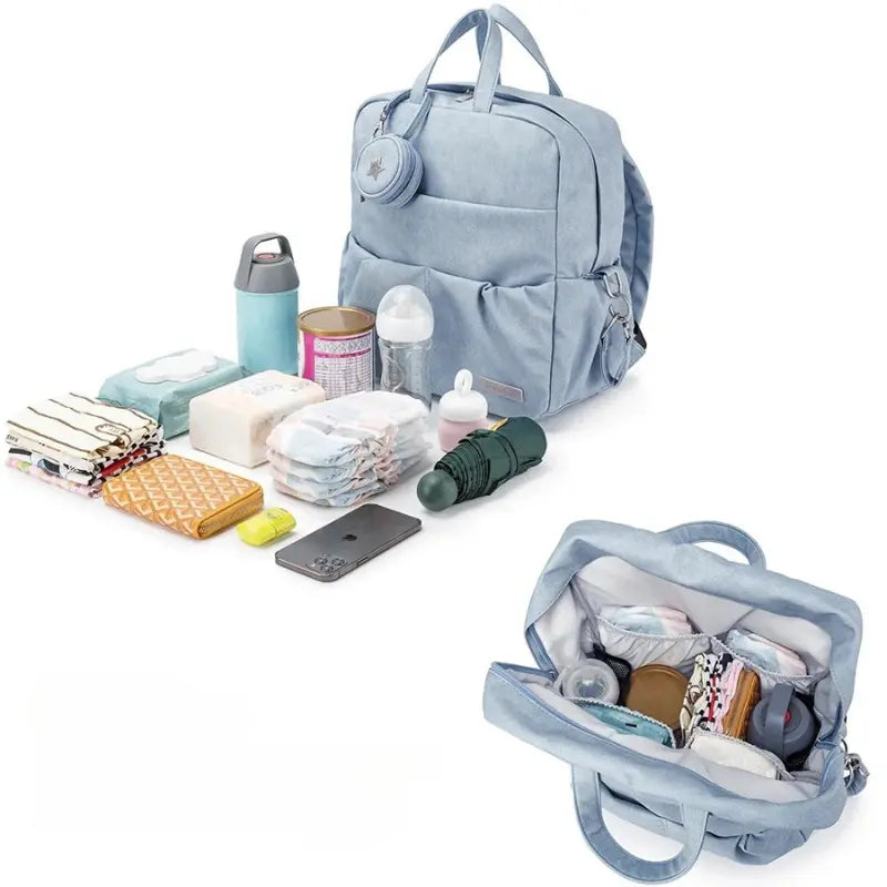 Wickeltasche Blau