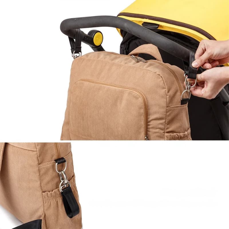 Wickeltasche Kinderwagen Cozy – Weicher Stoff & Viel Platz | Nuvlee