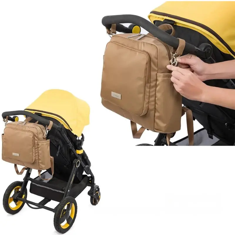 Wickeltasche Schwarz Travel – Robust & Geräumig | Nuvlee