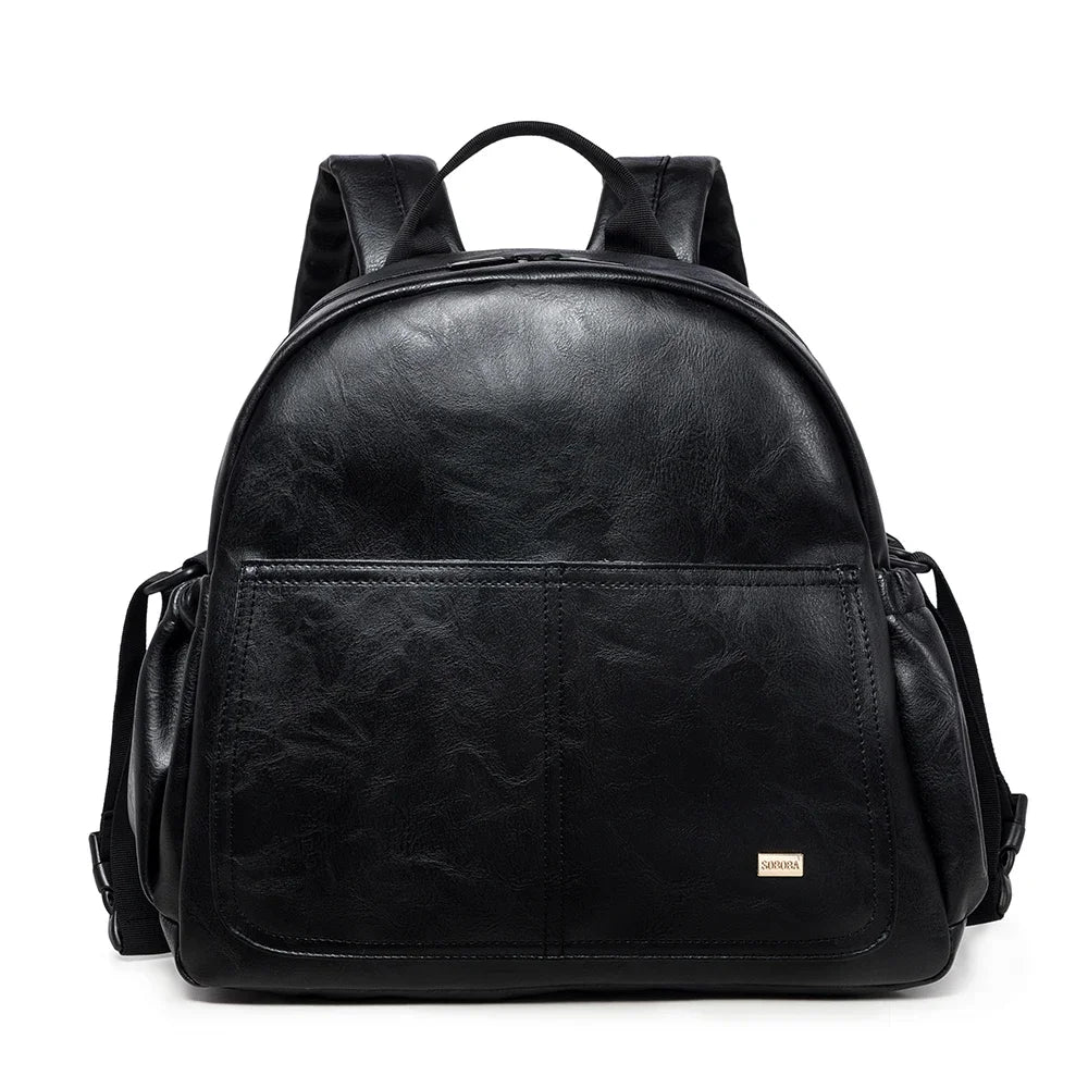 Wickeltasche Schwarz Chic – Besonders Geräumig | Nuvlee