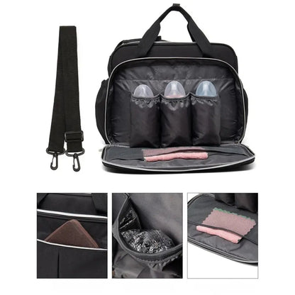 Wickeltasche Baby Urban – Grau & Praktisch | Nuvlee