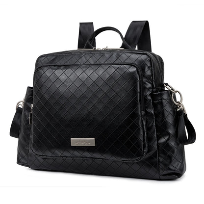 Wickeltasche Schwarz Travel – Robust & Geräumig | Nuvlee