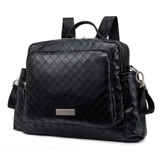 Wickeltasche Schwarz Travel – Robust & Geräumig | Nuvlee