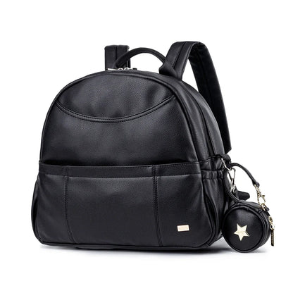 Wickeltasche Schwarz Move – Mit vielen Taschen & kompakt | Nuvlee