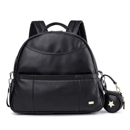 Wickeltasche Schwarz Urban – Stilvoll & Geräumig | Nuvlee