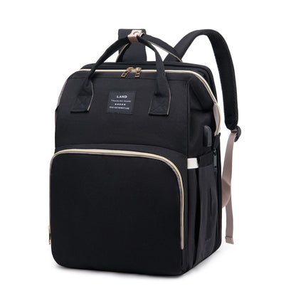 Wickelrucksack mit Babybett – Groß & Leicht | Nuvlee