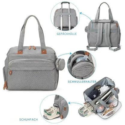 Wickeltasche Baby – Für Mama & Papa, Groß & Praktisch