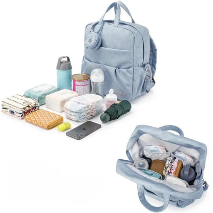 Wickeltasche Blau