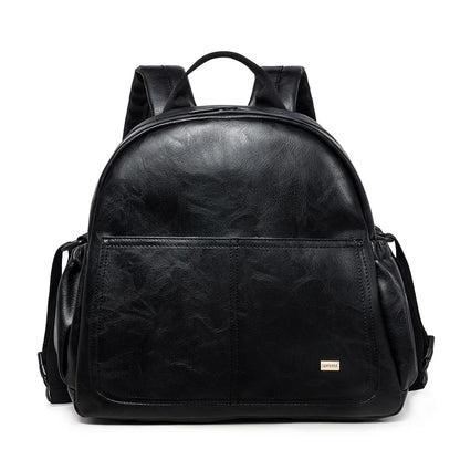 Wickeltasche Schwarz Chic – Besonders Geräumig | Nuvlee