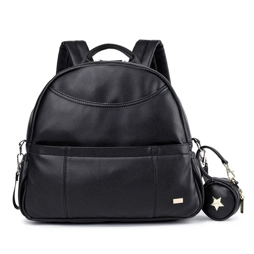 Wickeltasche Schwarz Move – Mit vielen Taschen & kompakt | Nuvlee