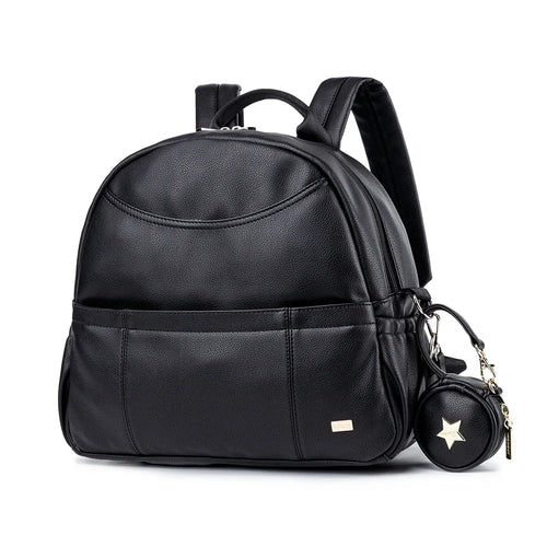 Wickeltasche Schwarz Urban – Stilvoll & Geräumig | Nuvlee